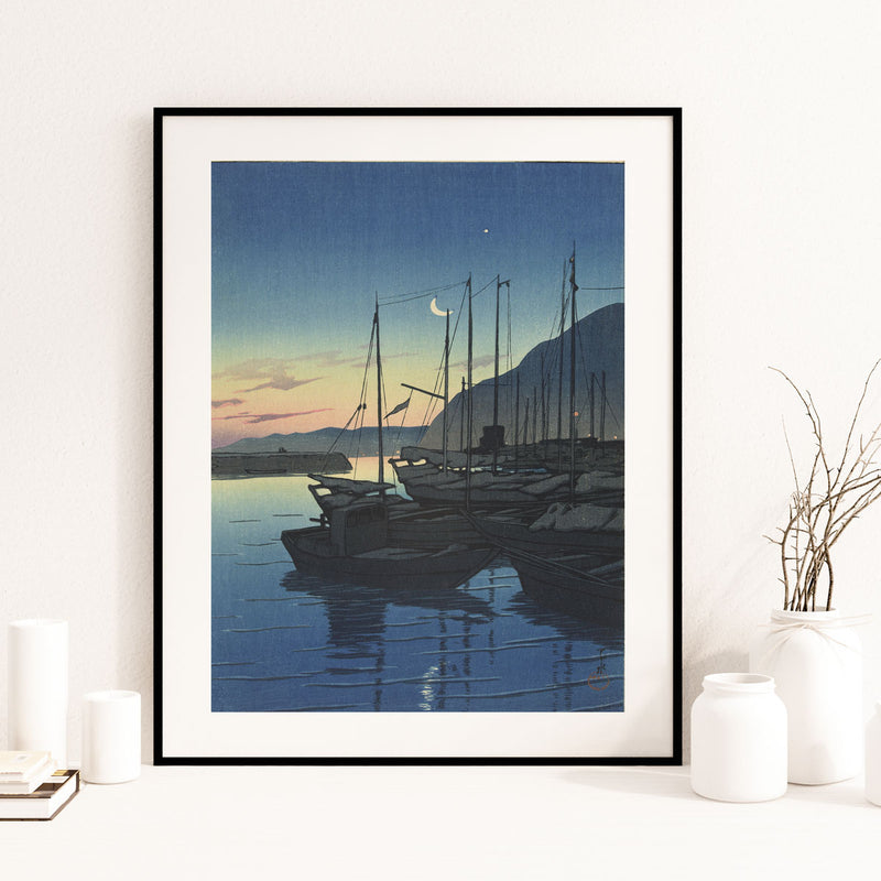 Harbour at Dawn - Instant Printable Digital Download (Check Junk Mail)
