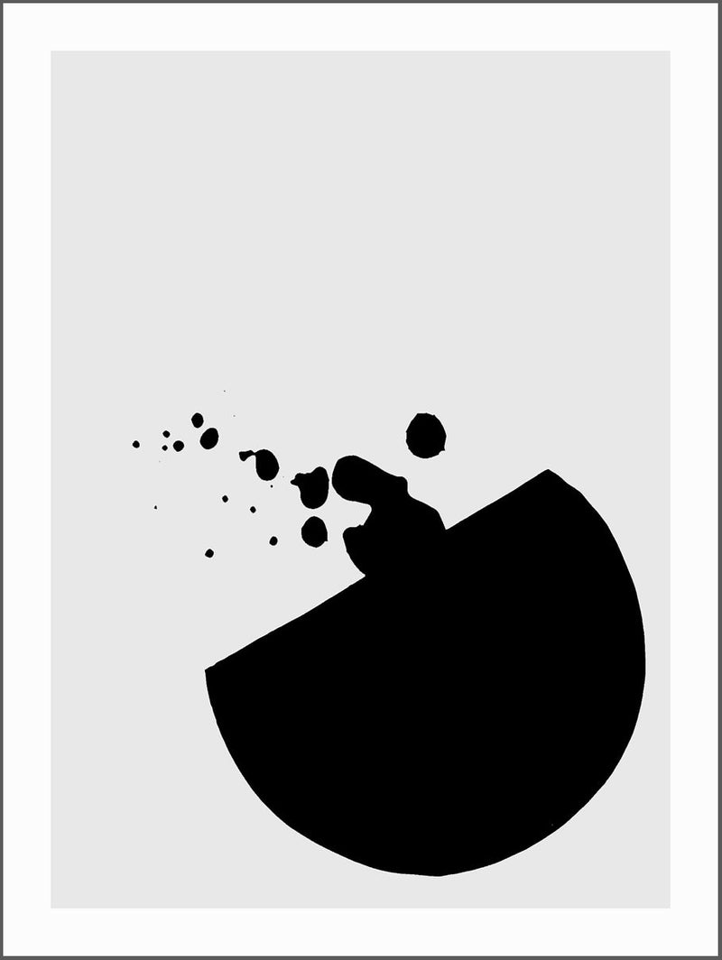 Abstract Black Poster