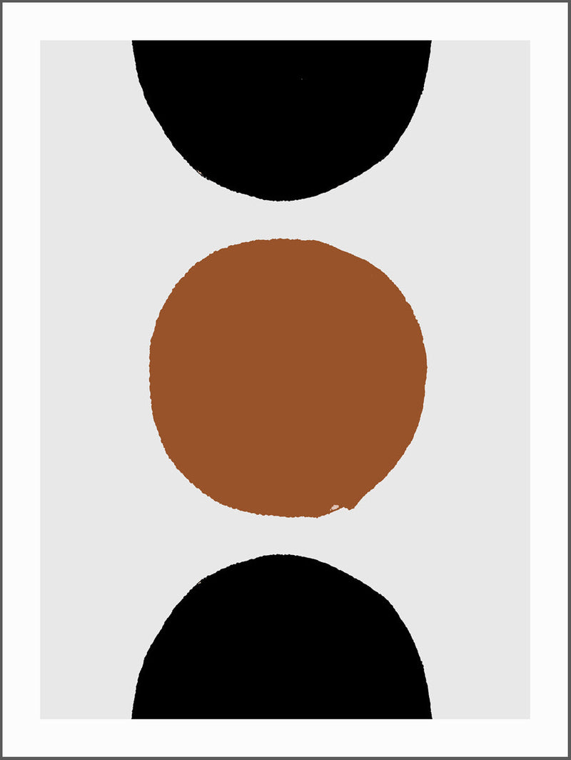 Abstract Round Object Poster
