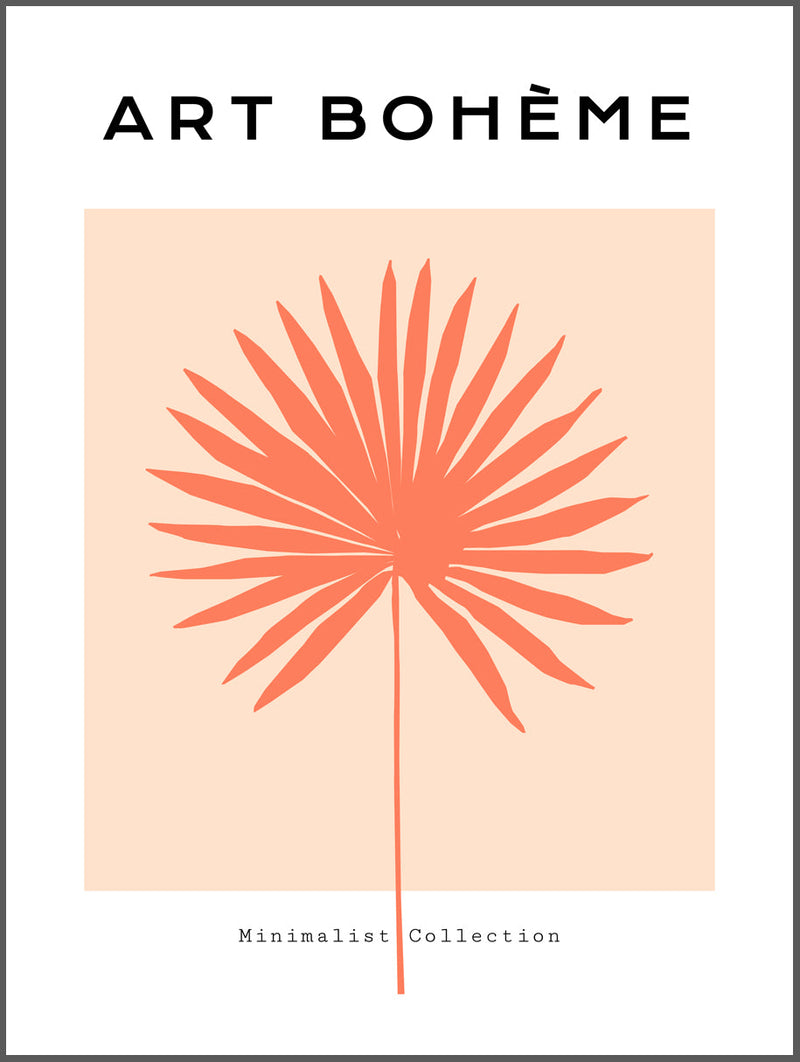 Art Simplicity Orange Poster