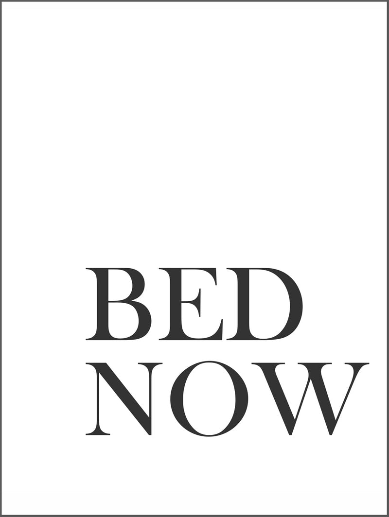 Bed Now Poster