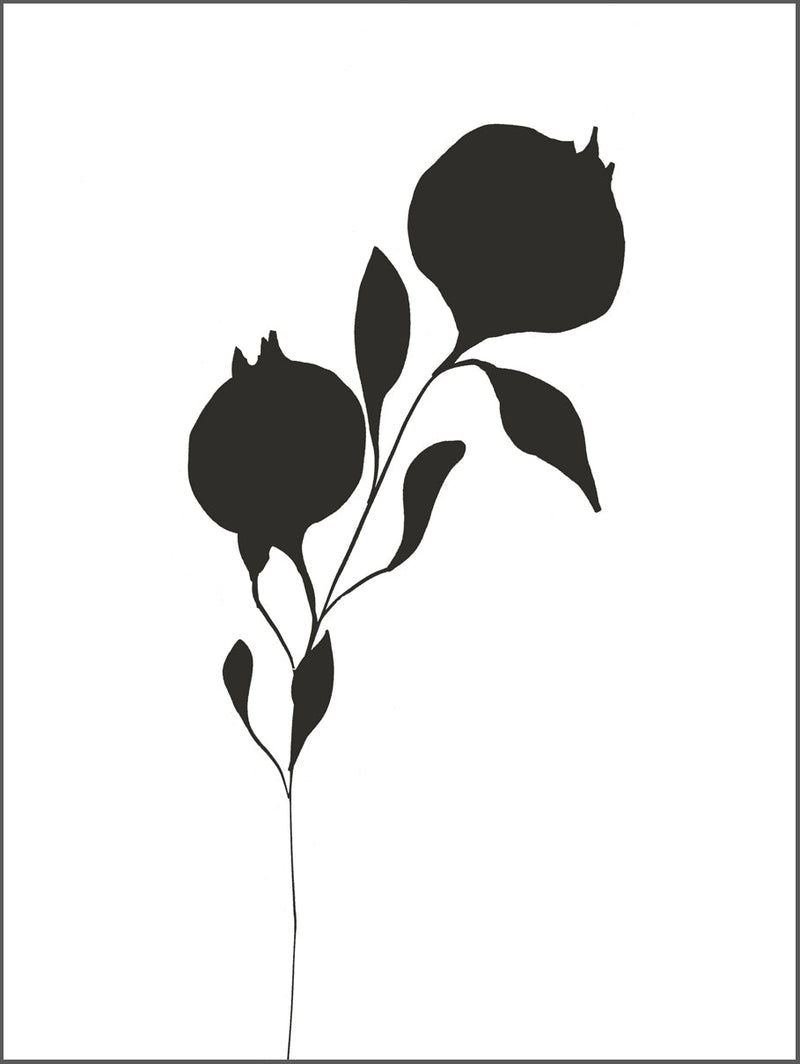 Blossom Silhouette Poster