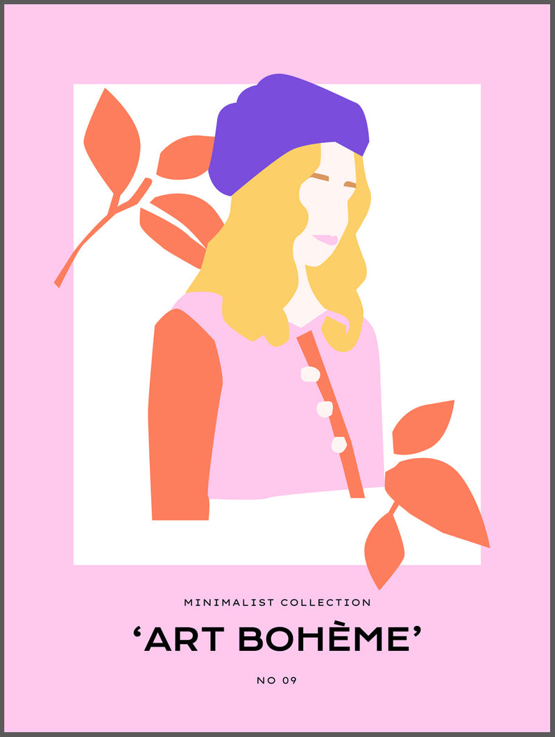 Colour Art Portrait Poster