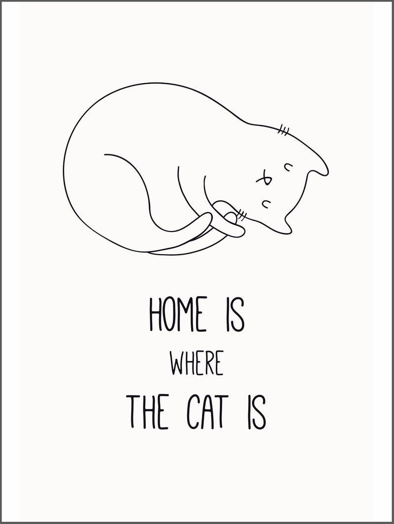 Cute Cat Quote Poster
