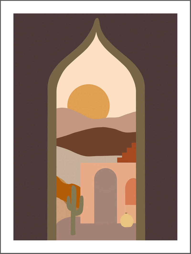 Desert House Poster