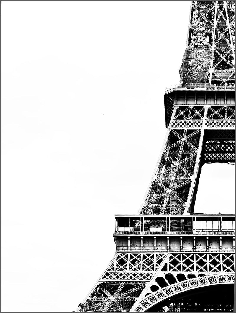 Eiffel Tower B&W Poster