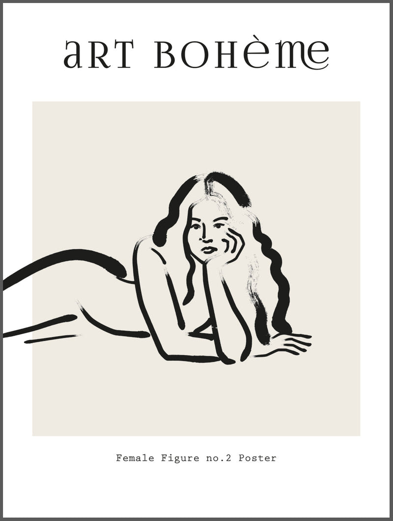 Female Figure Art Poster