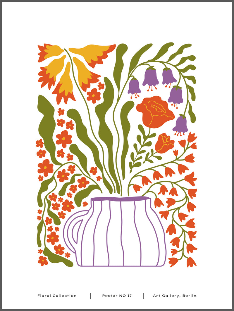 Flowers in a Pot Poster