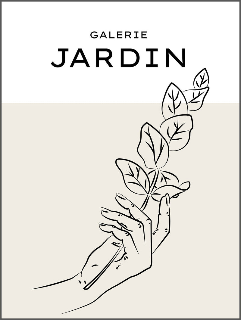 Jardin Plant Poster