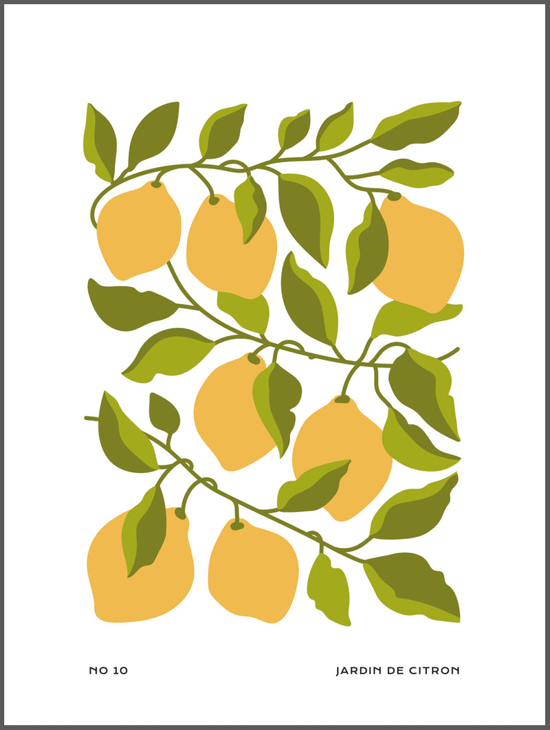 Jardin de Citron Poster