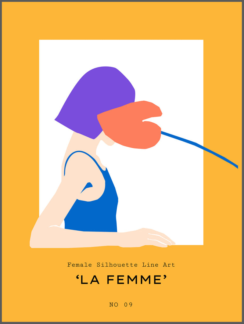 La Femme Color Poster