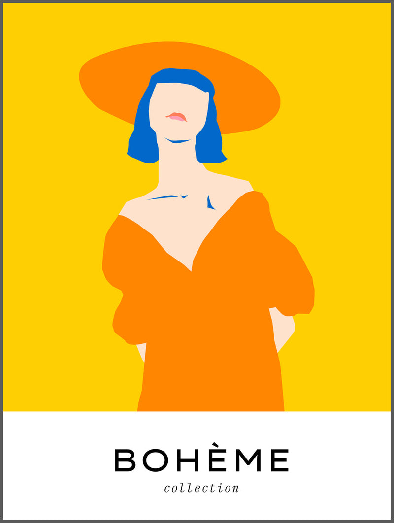 Lady Art Boheme Poster