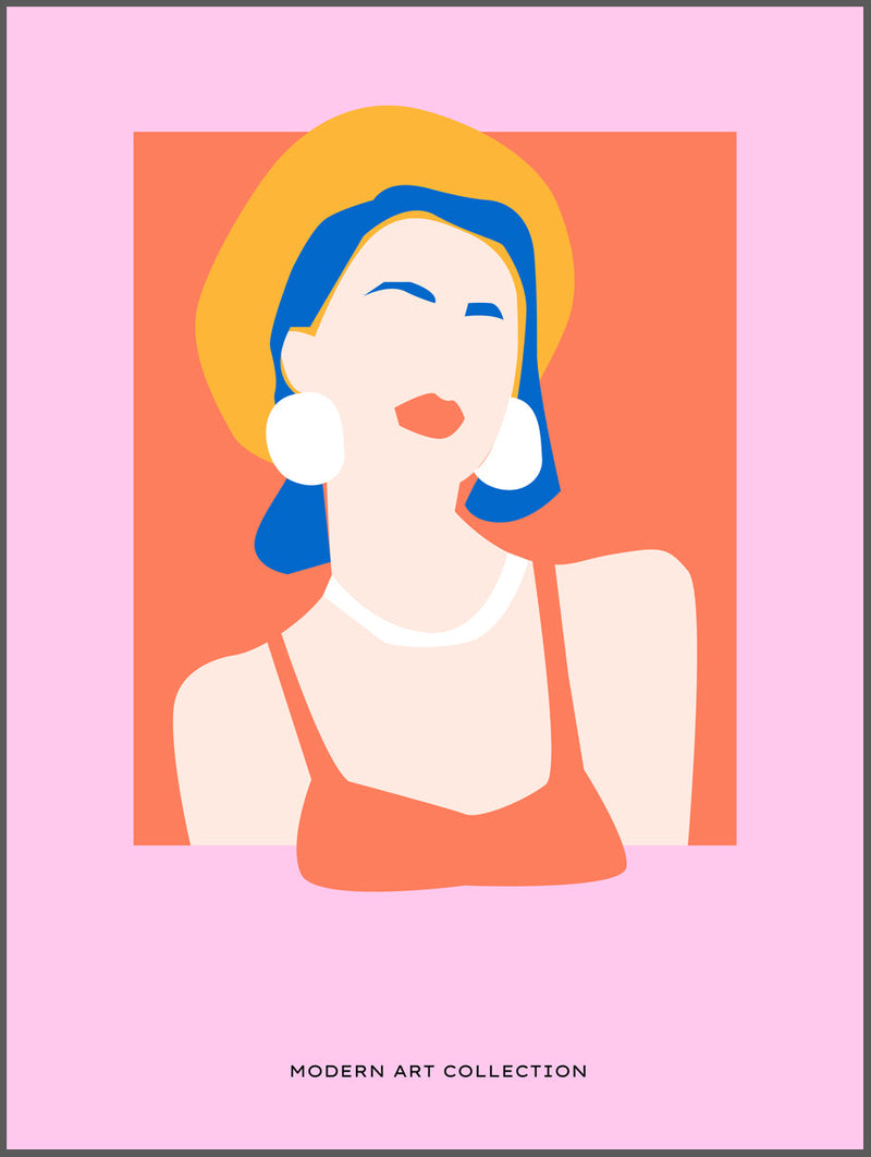 Lady Minimalist Poster