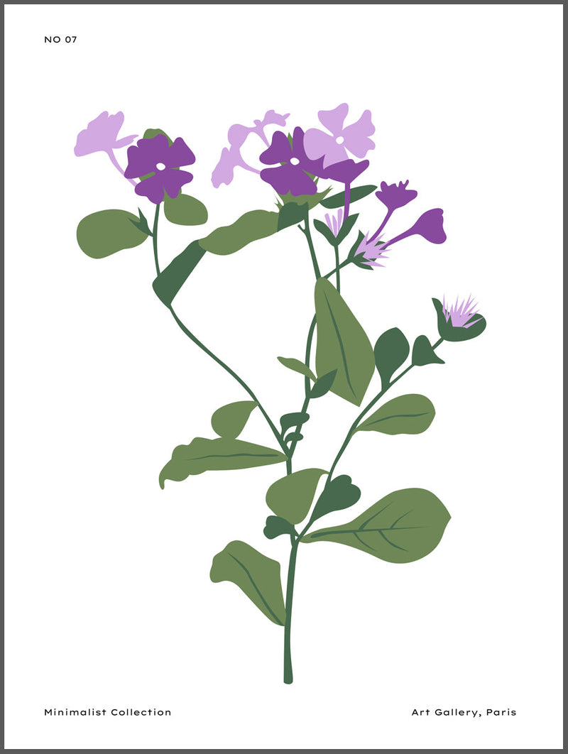 Lilac Fleur Poster