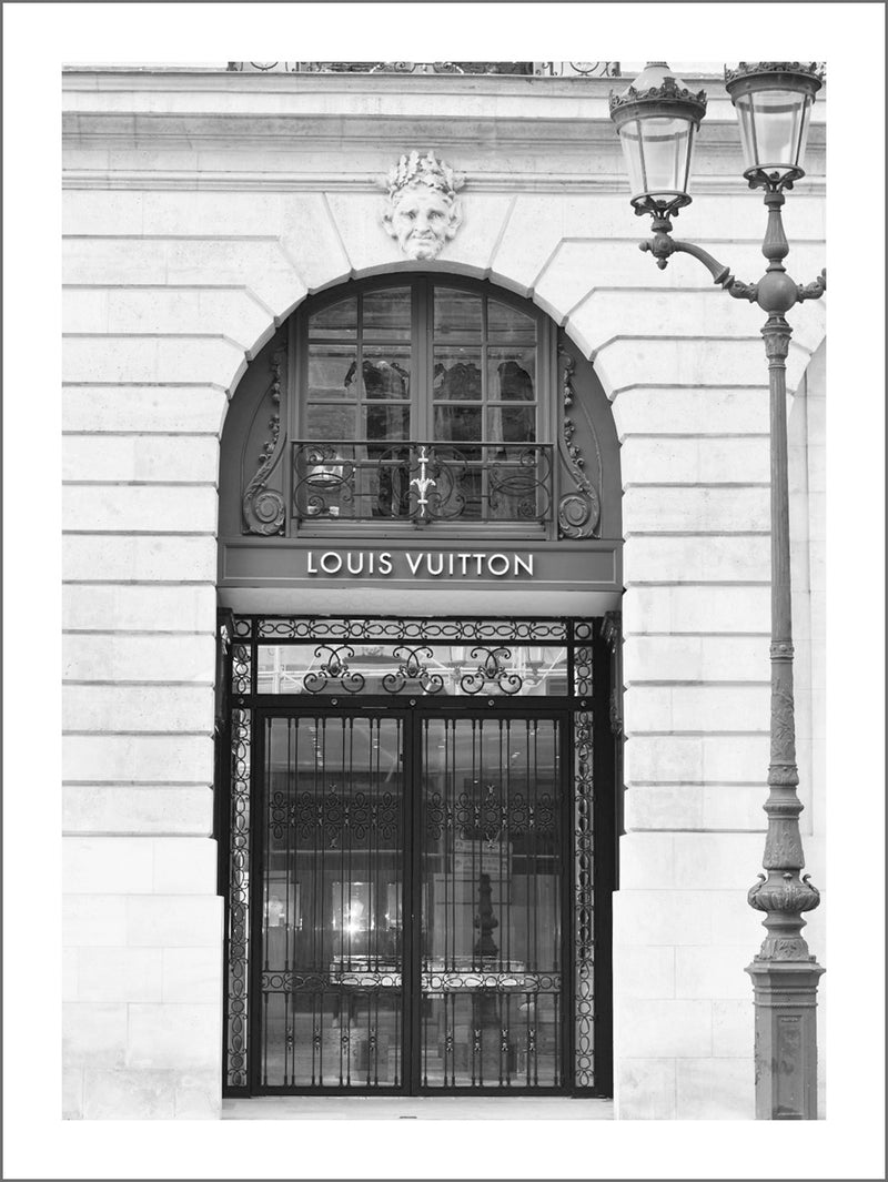 Louis Vuitton B&W Poster