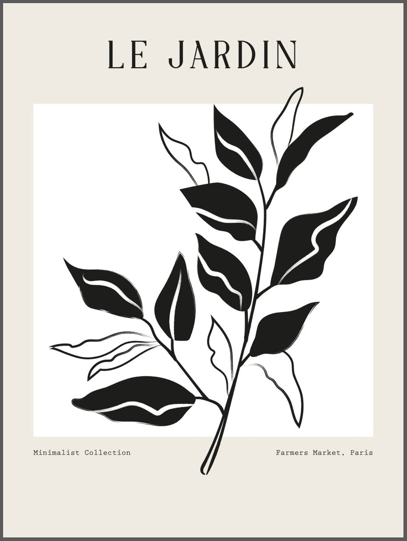Minimalist Plant Poster