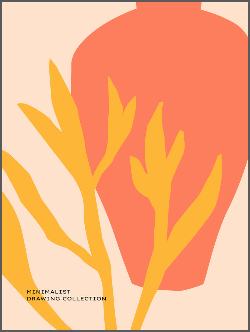 Orange Art Poster