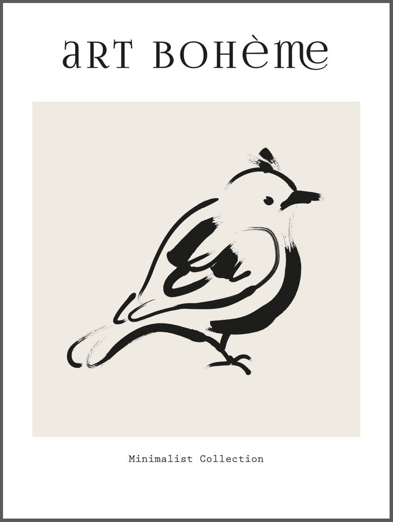 Artful Bird Poster
