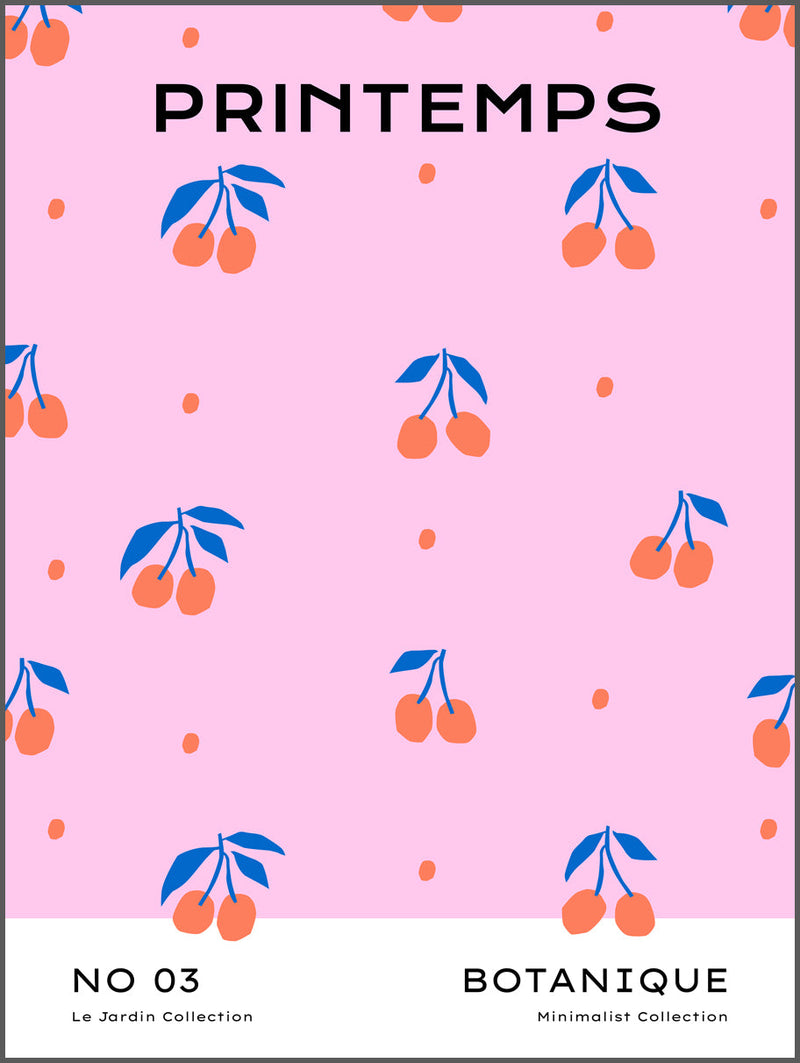 Pink Cherry Poster