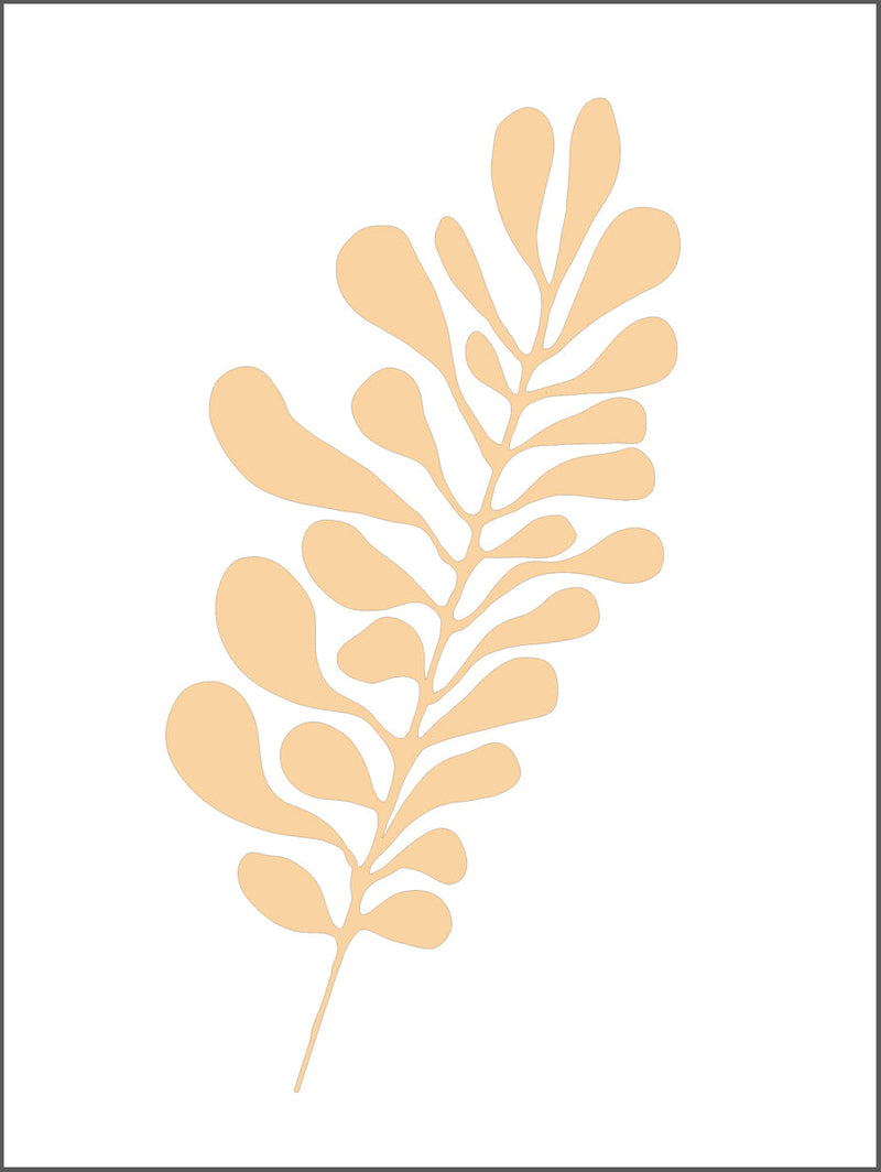 Plant in Cream Poster