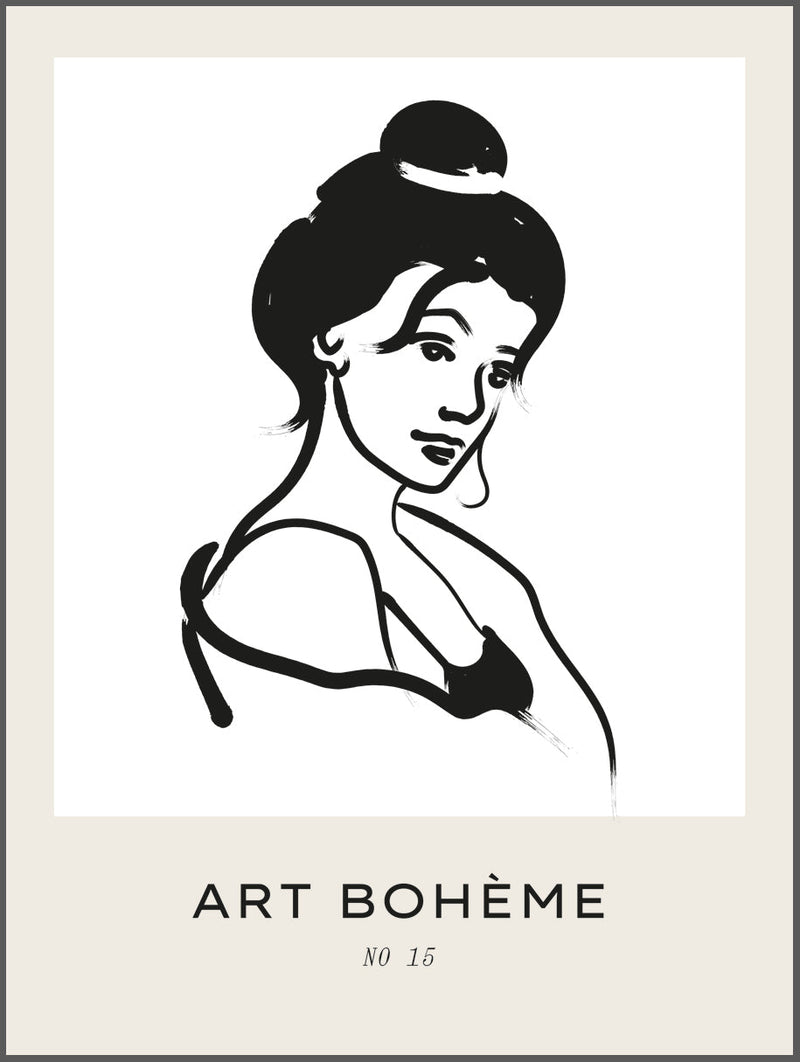 Portrait Boheme Poster