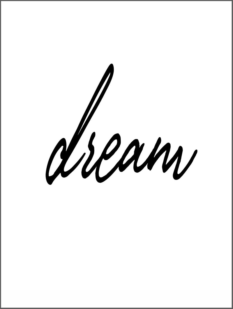 Quote Dream Poster
