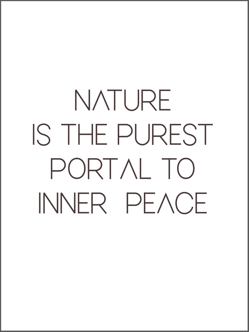 Quote Nature Poster