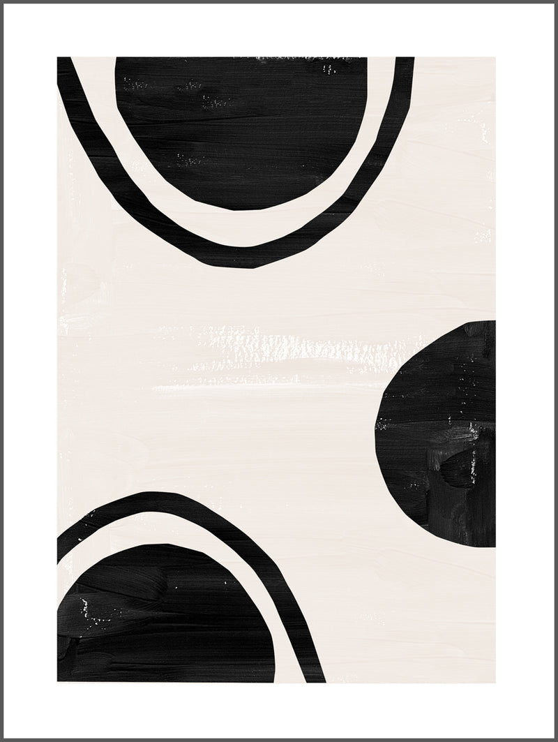 Round Abstract Poster