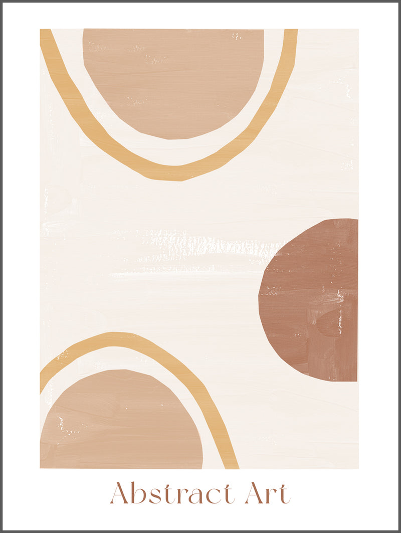 Rounded Abstract Poster