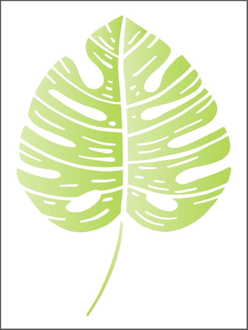 Single Palm Leaf Poster