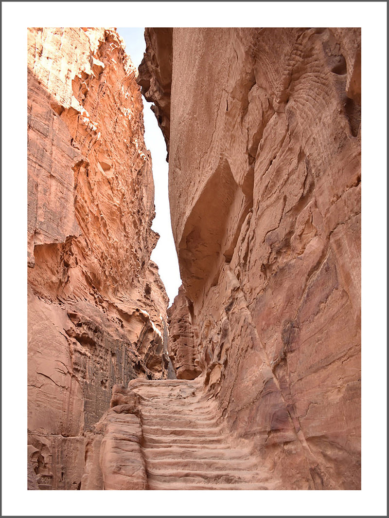 Petra Stone Stairs Poster