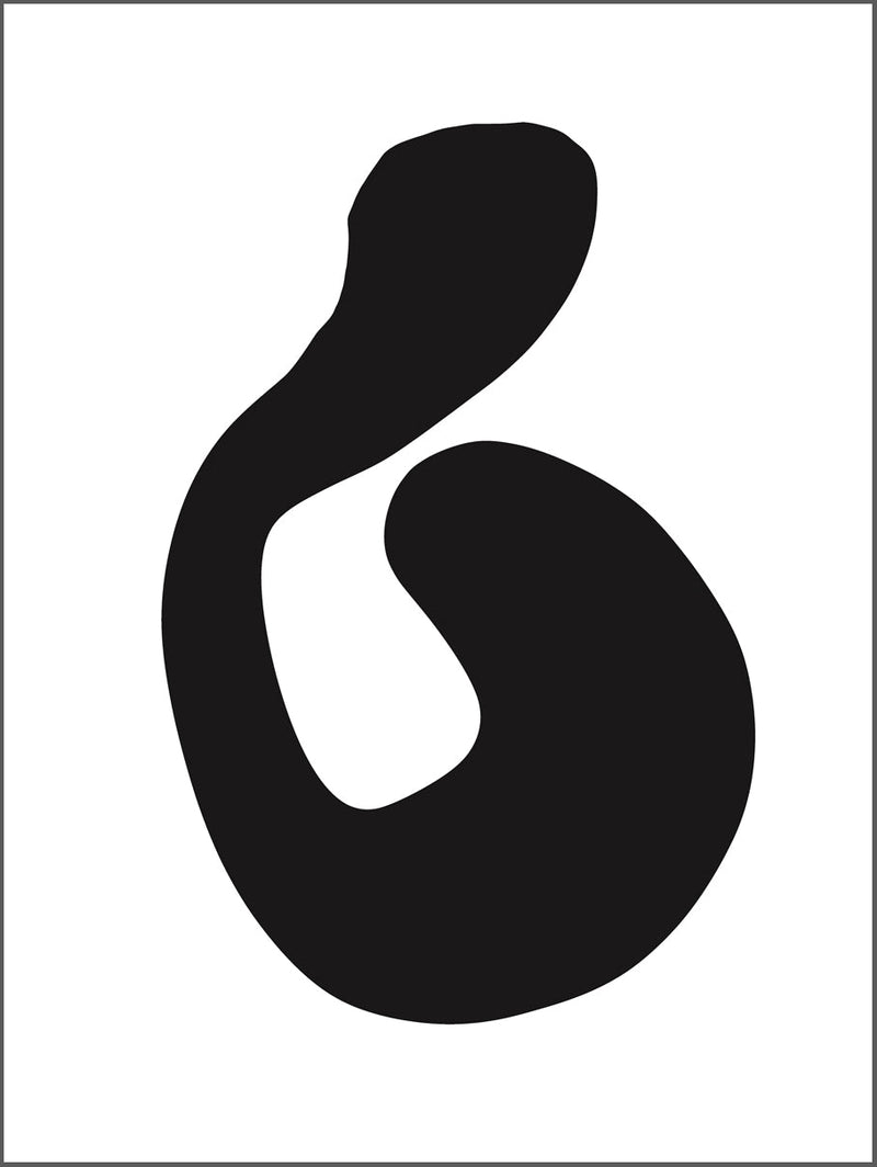 Thick Art Shape Poster